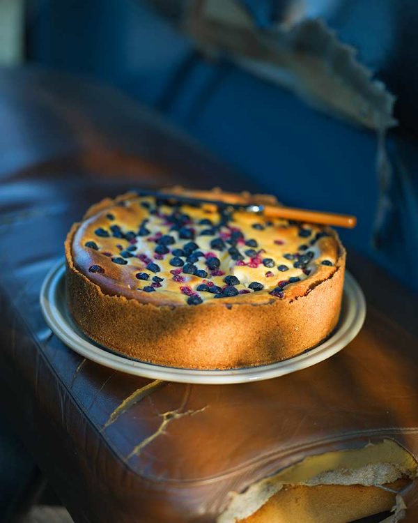 Foto på Leilas fantastiska Cheesecake med skogsbär