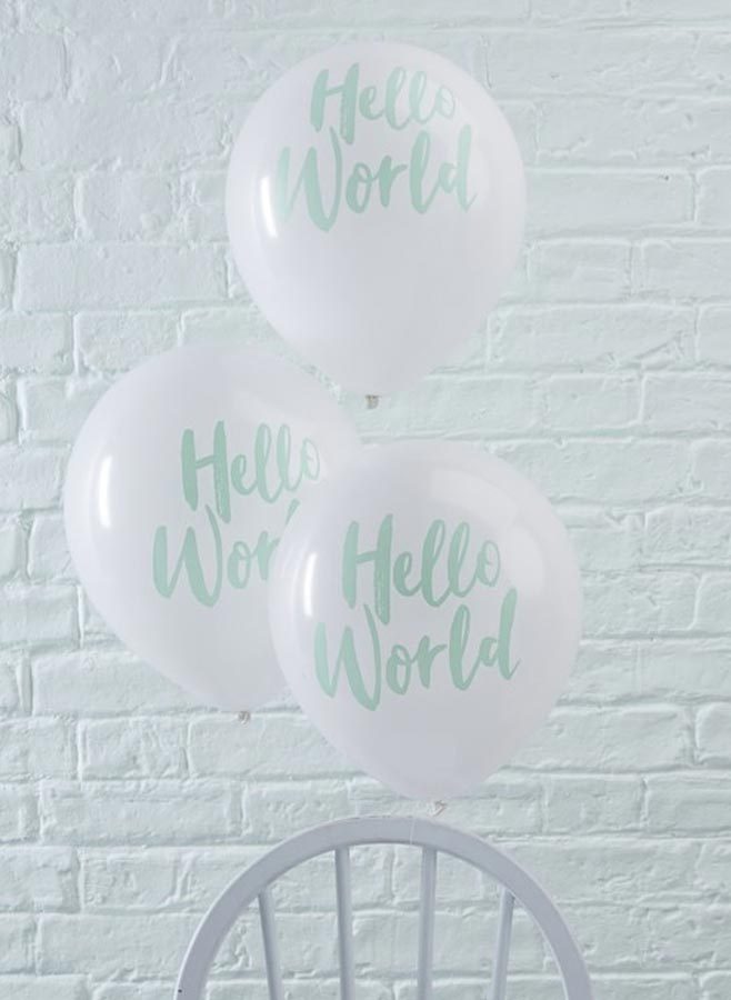 Ballonger Hello World - Baby Shower