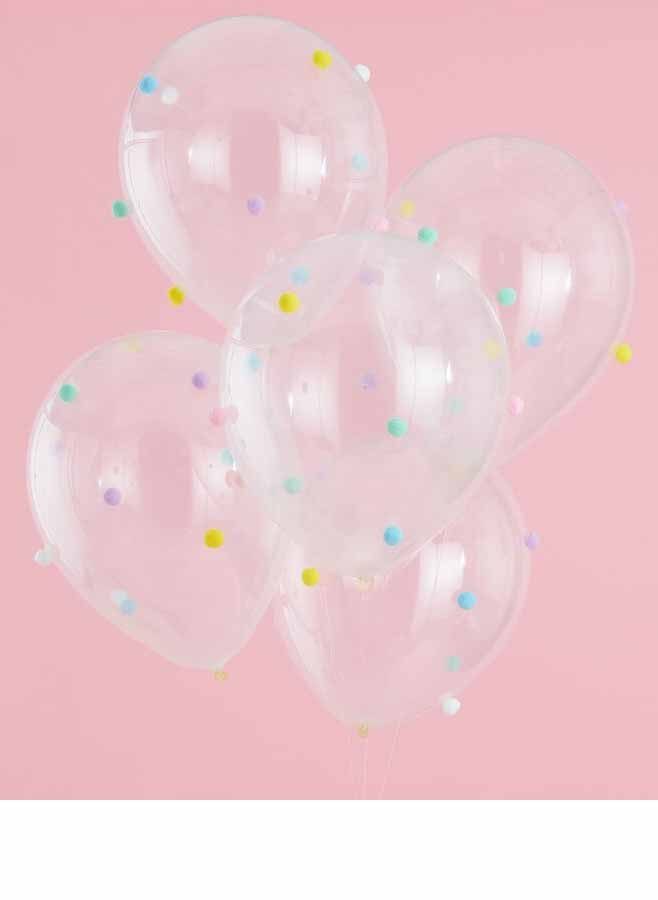Ballonger med pom pom