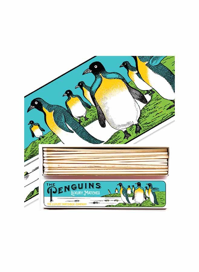 Tändsticksask , långa - Penguins
