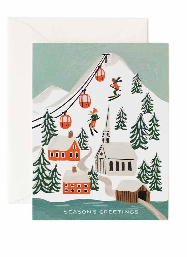 Holiday snow scene Rifle paper co