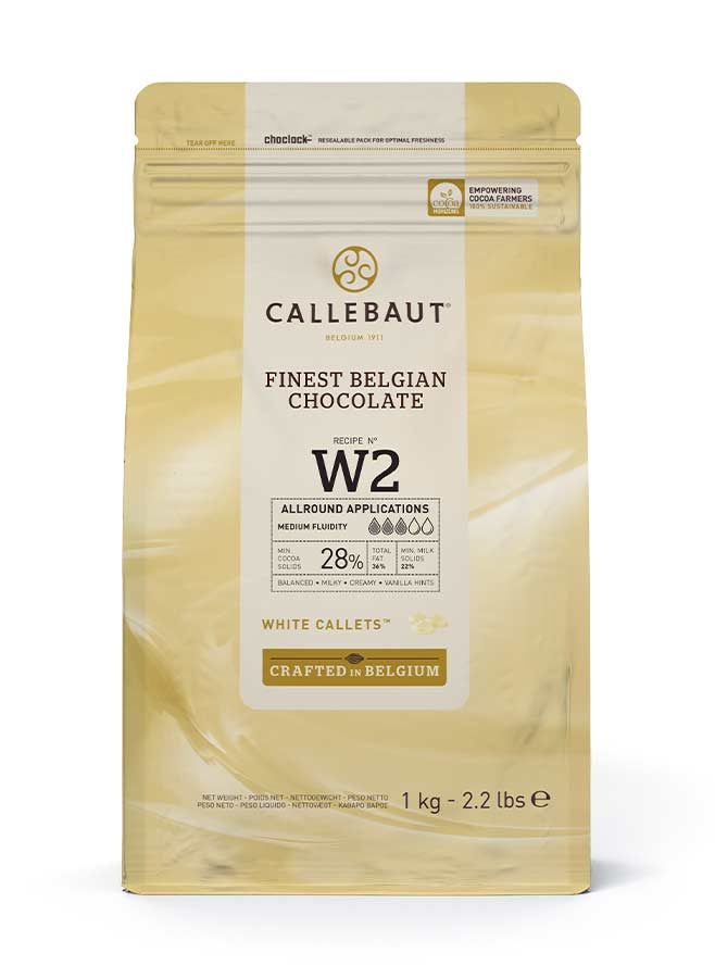 Callebaut Vit Choklad W2 Belgisk choklad