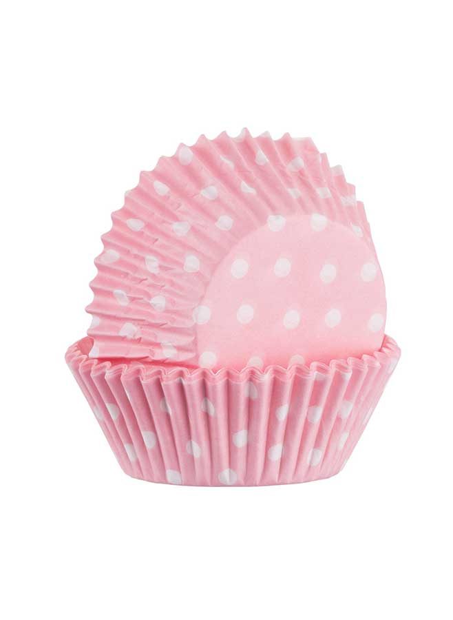 Muffinsformar rosa prickig