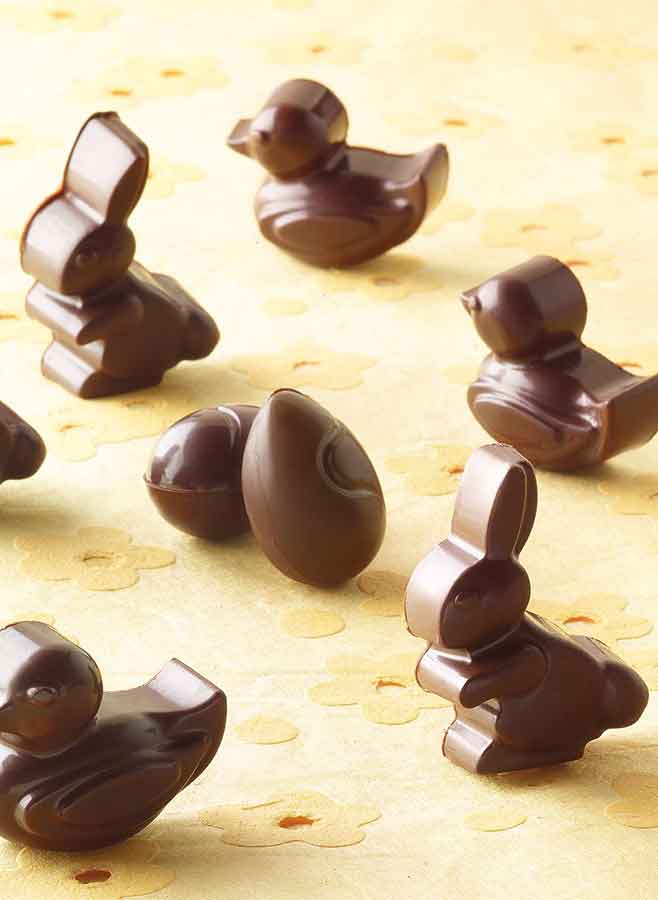 silikonform påsk chokladpraliner