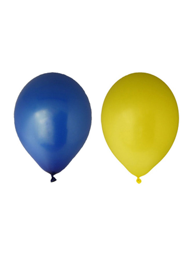 Blågula ballonger