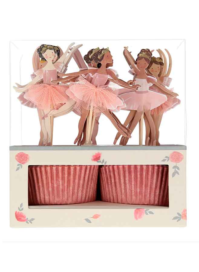 Ballerina rosa Muffinsformar
