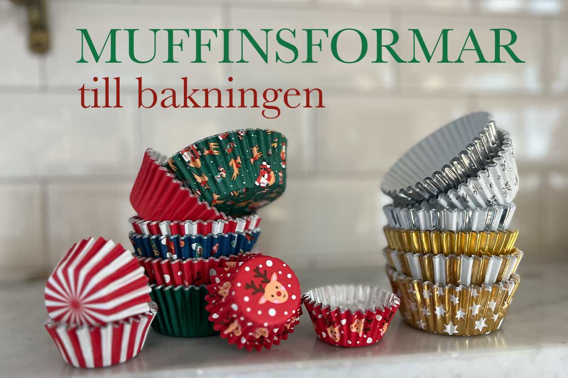 Muffinsformar jul