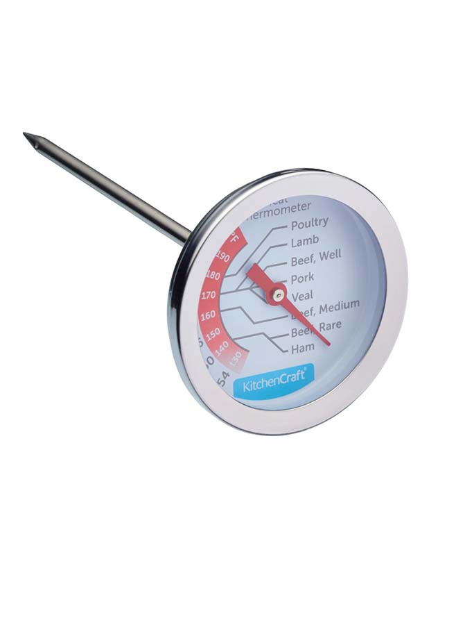 En analog köttermometer