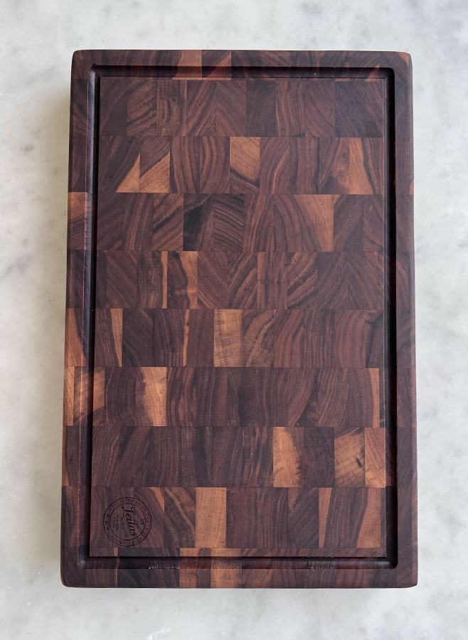 Leilas Butcher block i valnöt