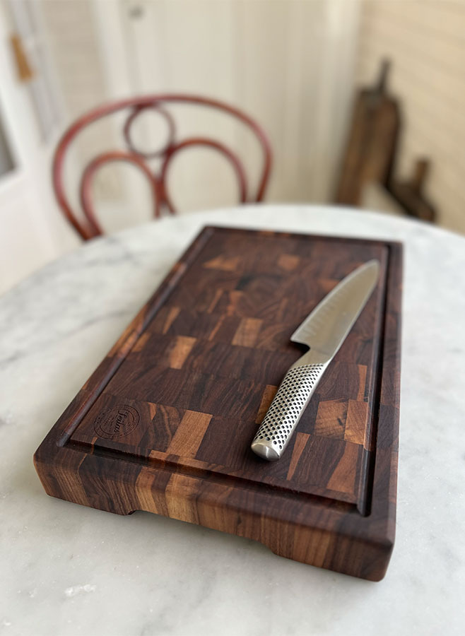 Leilas Butcher block i valnöt