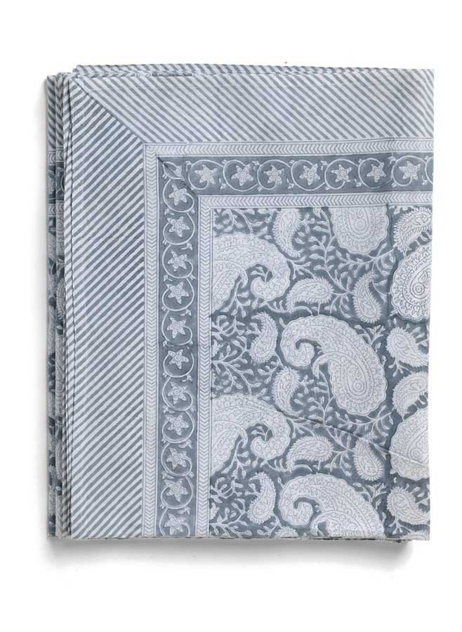 Big Paisley bordsduk Chamois