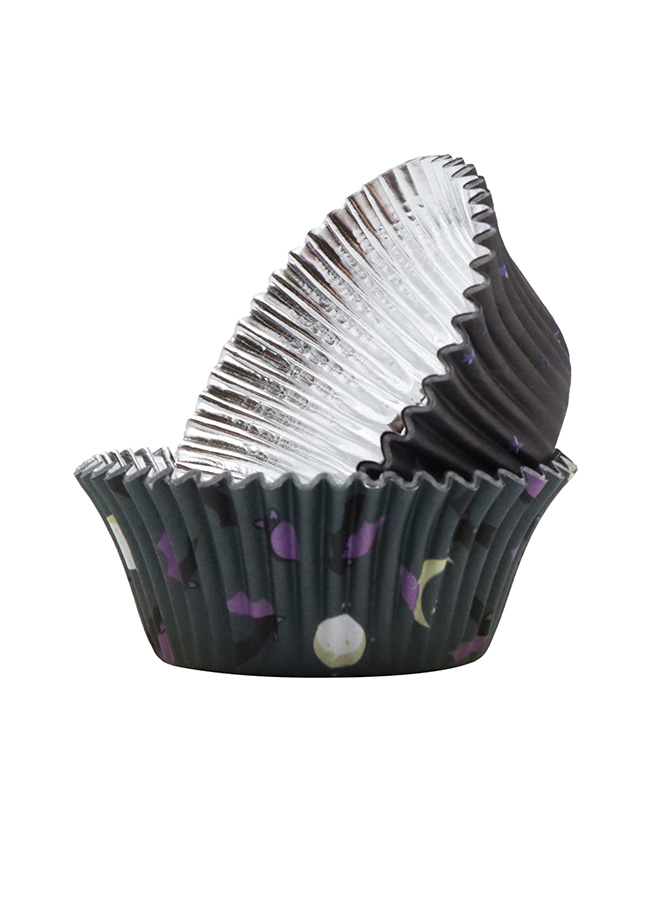 Cupcake set Halloween Fladdermöss